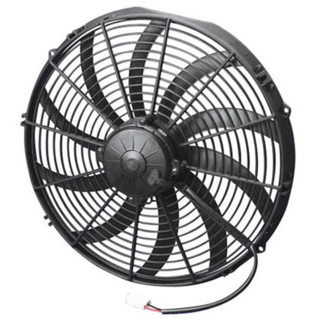SPAL 1959 CFM 16in High Performance Fan - Push/Curved (VA18-AP71/LL-42S) SPAL Fans & Shrouds  AXOPROS