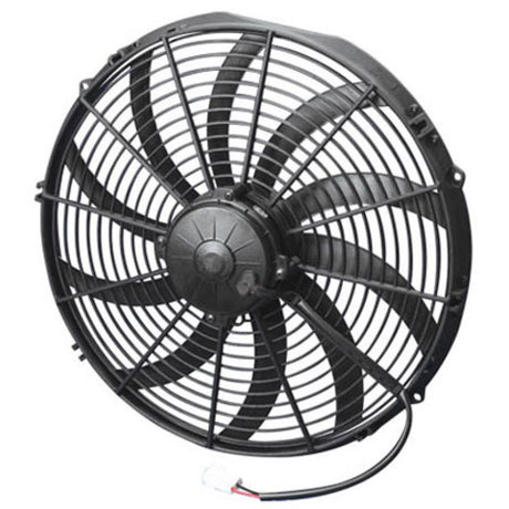 SPAL 2024 CFM 16in High Performance Fan - Pull/Curved (VA18-AP71/LL-59A) SPAL Fans & Shrouds  AXOPROS