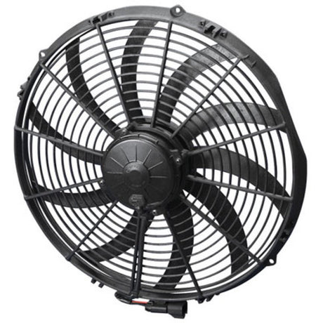 SPAL 2467 CFM 16in High Performance Race Fan - Pull/Curved (VA18-AP70/LLF-59A) SPAL Fans & Shrouds  AXOPROS