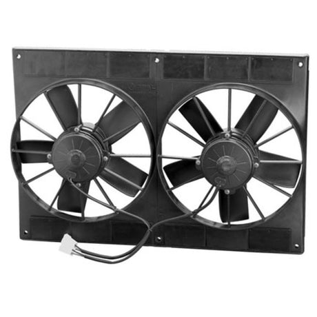 SPAL 2720 CFM 11in Dual High Performance Fan - Pull (2VA06-AP70/LL-37A) SPAL Fans & Shrouds  AXOPROS