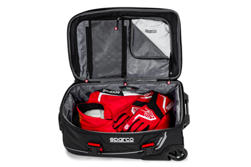 Sparco Bag Travel BLK/RED SPARCO Bags - Luggage & Travel  AXOPROS
