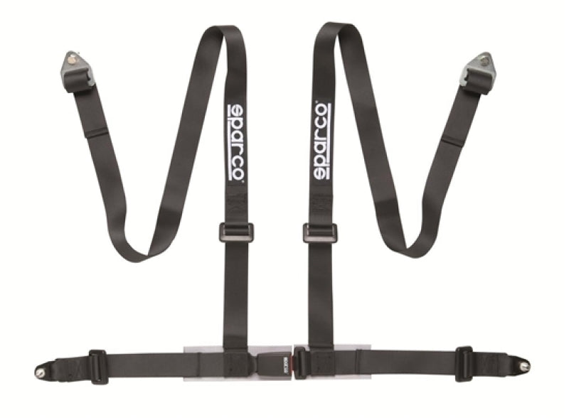 Sparco Belt 2 Inch Black 4Pt Bolt-In SPARCO Seat Belts & Harnesses  AXOPROS