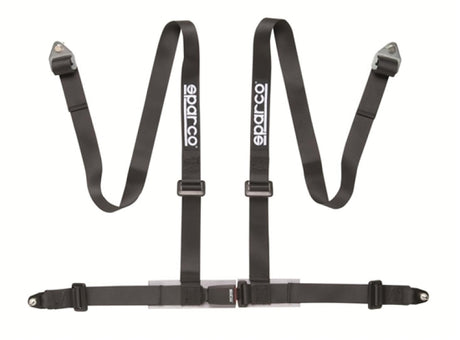 Sparco Belt 2 Inch Black 4Pt Bolt-In SPARCO Seat Belts & Harnesses  AXOPROS