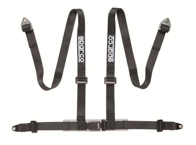 Sparco Belt 2 Inch Black 4Pt Bolt-In SPARCO Seat Belts & Harnesses  AXOPROS