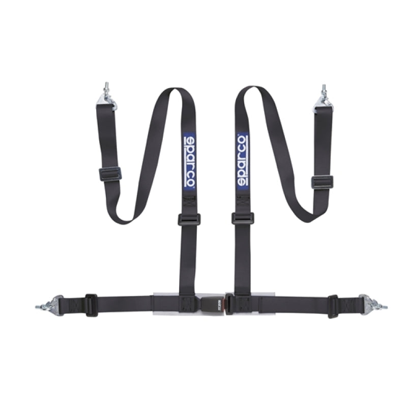 Sparco Belt 2 Inch Black 4Pt Snap-In SPARCO Seat Belts & Harnesses  AXOPROS
