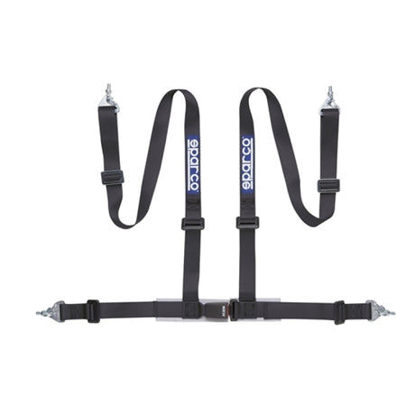 Sparco Belt 2 Inch Black 4Pt Snap-In SPARCO Seat Belts & Harnesses  AXOPROS