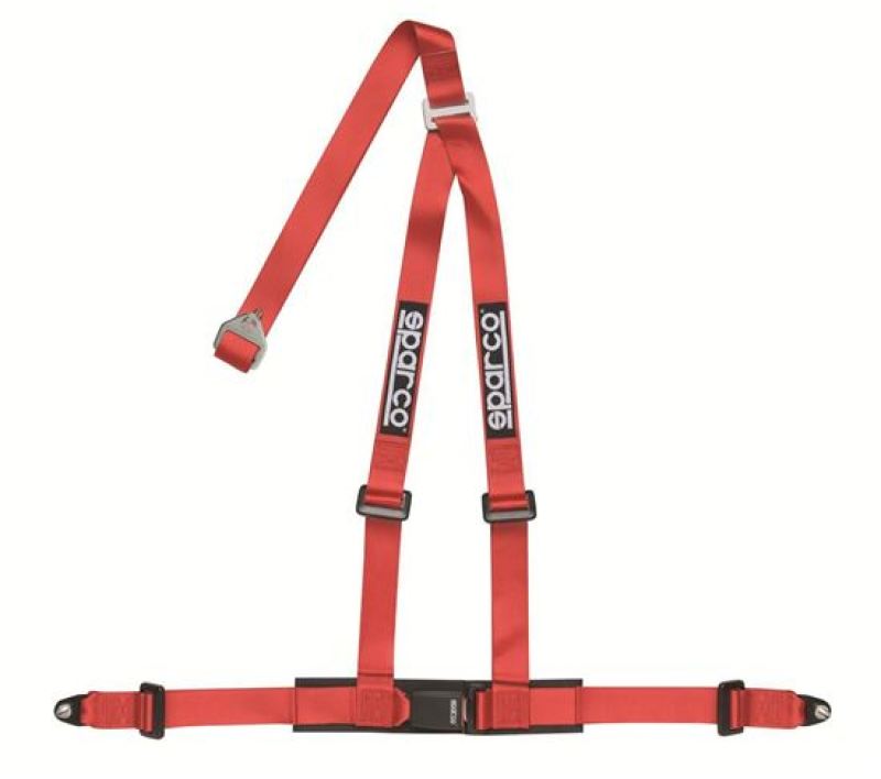 Sparco Belt 2in Red 3pt Blt-In SPARCO Seat Belts & Harnesses  AXOPROS
