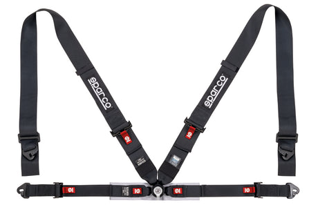 Sparco Belt 4Pt 3in/2in Competition Harness - Black SPARCO Seat Belts & Harnesses  AXOPROS