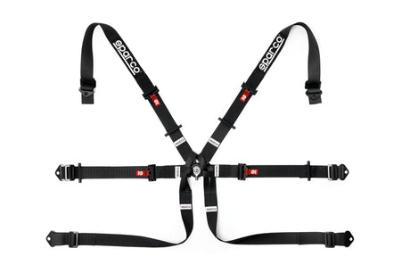 Sparco BELT 6 PNT 2in FORMULA BLK SPARCO Seat Belts & Harnesses  AXOPROS