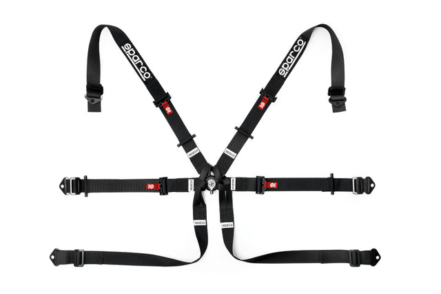 Sparco BELT 6 PNT 2in FORMULA BLK SPARCO Seat Belts & Harnesses  AXOPROS