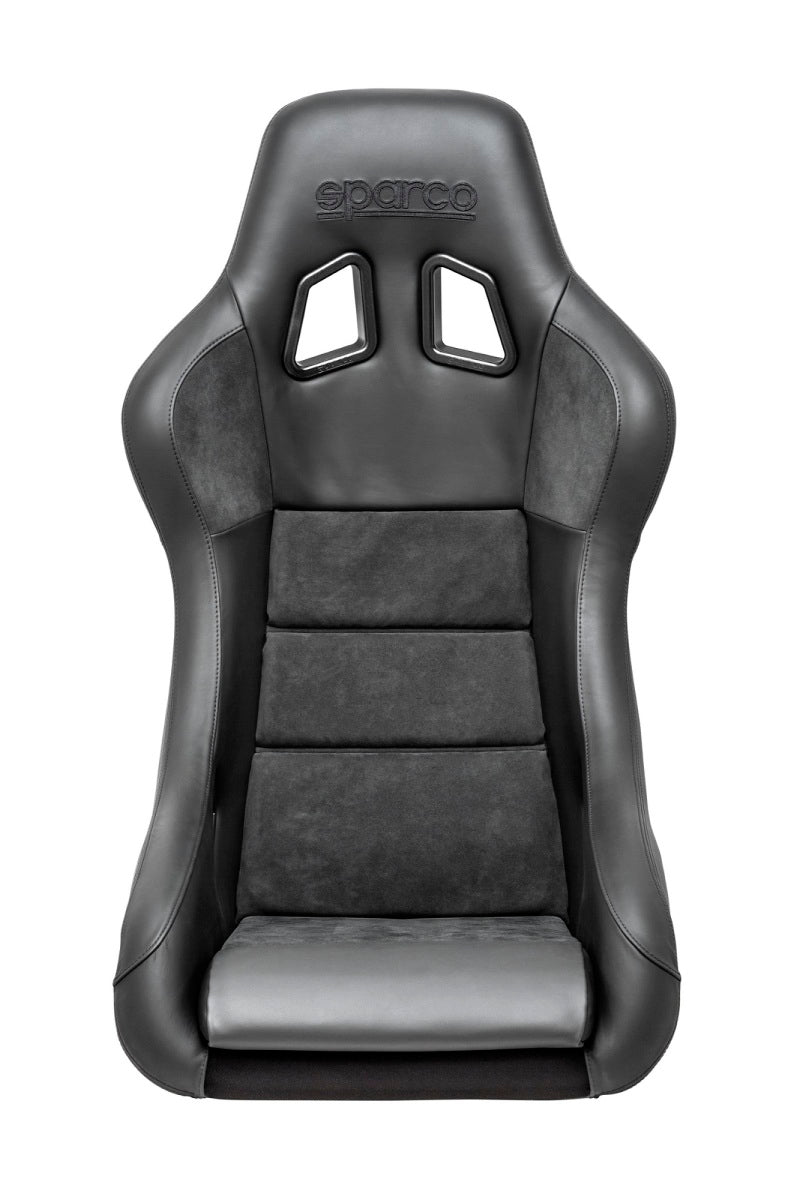 Sparco Seat QRT Performance Leather/Alcantara Black (Must Use Side Mount 600QRT) SPARCO Race Seats  AXOPROS