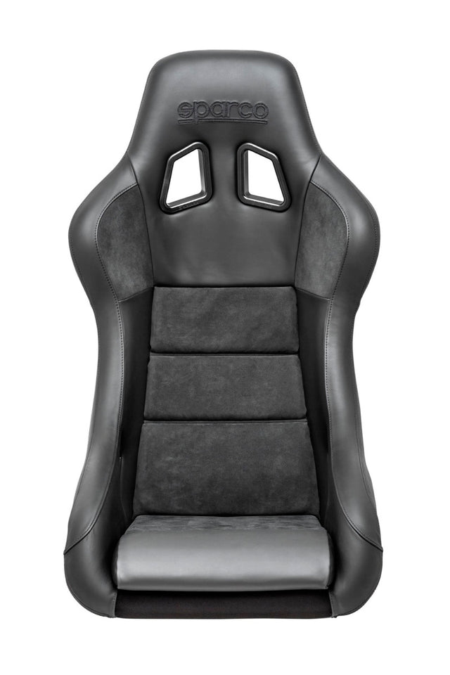 Sparco Seat QRT Performance Leather/Alcantara Black (Must Use Side Mount 600QRT) SPARCO Race Seats  AXOPROS