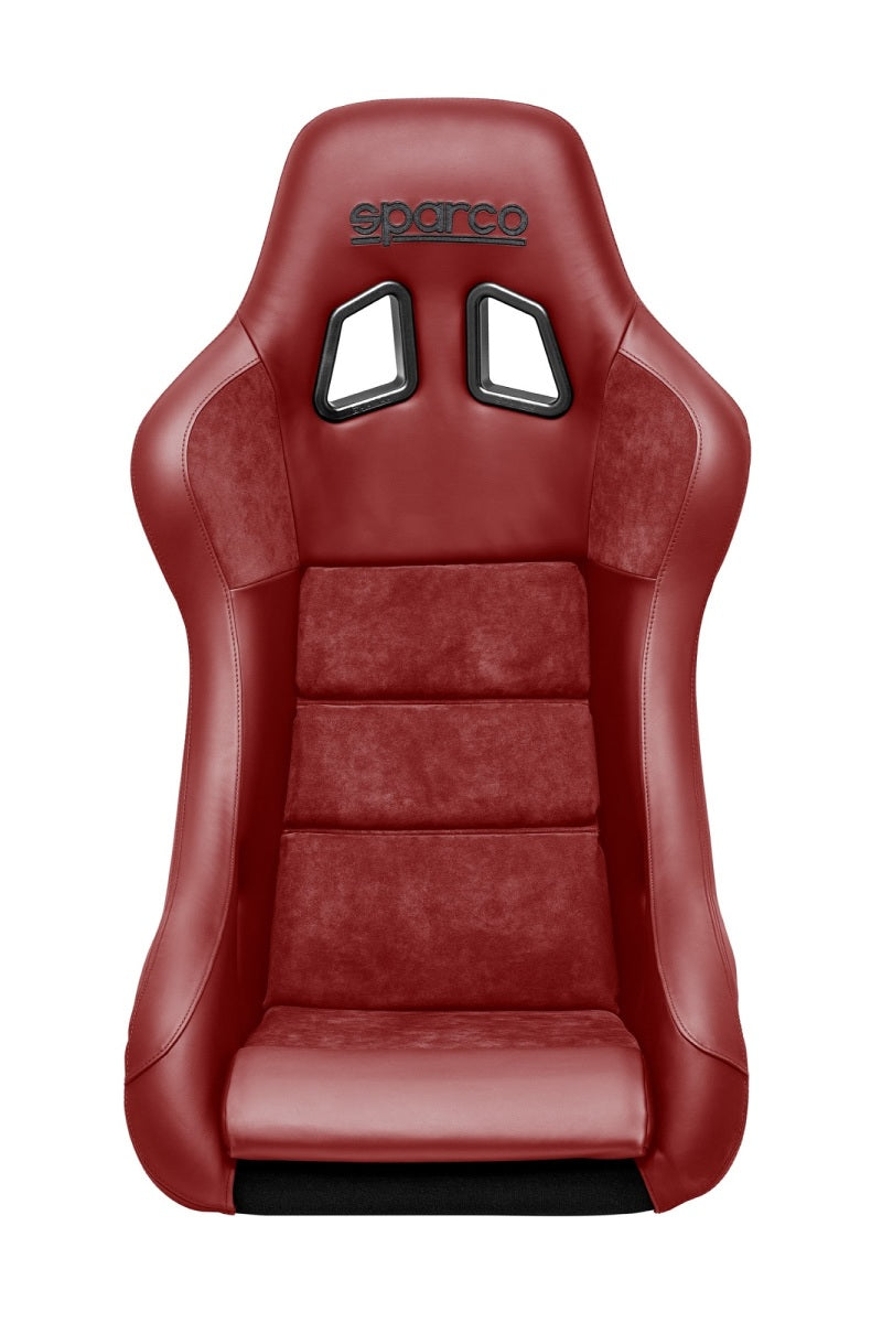 Sparco Seat QRT Performance Leather/Alcantara Red (Must Use Side Mount 600QRT) SPARCO Race Seats  AXOPROS