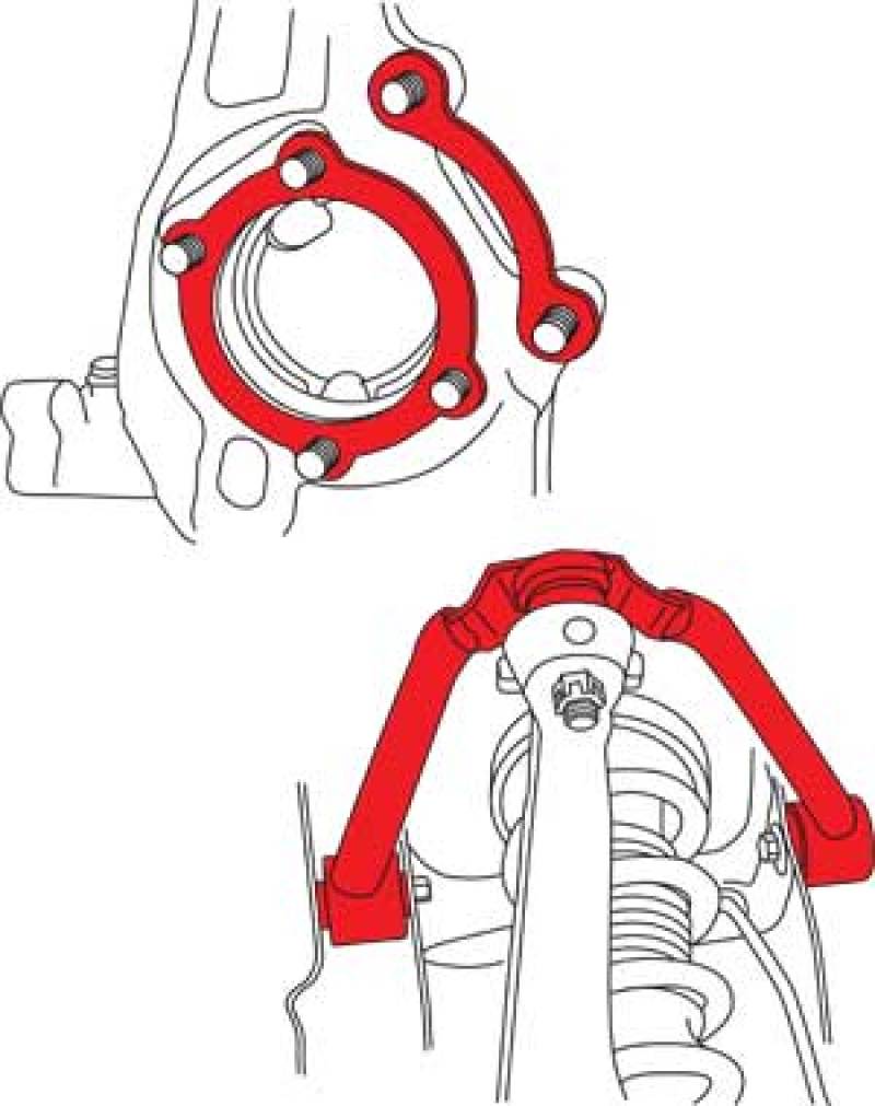 SPC Performance 03-08 Nissan 350Z/03-07 Infiniti G35 Front Adjustable Control Arms SPC Performance Control Arms  AXOPROS