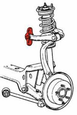 SPC Performance 95-05 Mitsubishi Eclipse/95-06 Chrysler Sebring Rear Camber Kit w/Spacers SPC Performance Camber Kits  AXOPROS