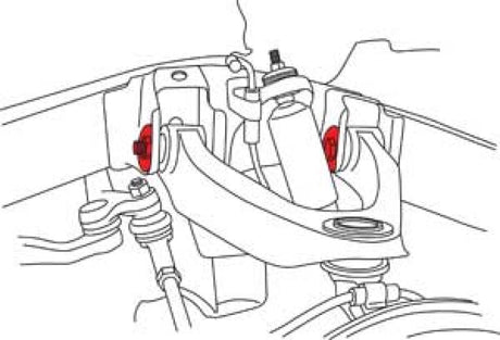 SPC Performance 98-04 Nissan Frontier Front Cam Bolt (2) SPC Performance Camber Kits  AXOPROS