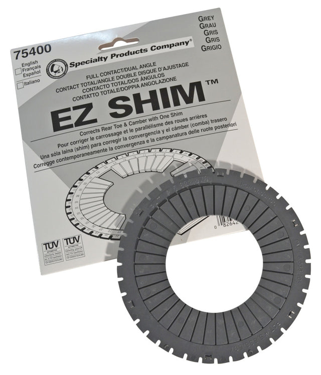 SPC Performance EZ Shim Dual Angle Camber/Toe Shim (Grey) SPC Performance Alignment Kits  AXOPROS