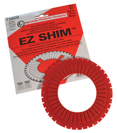 SPC Performance EZ Shim Dual Angle Camber/Toe Shim (Red) SPC Performance Alignment Kits  AXOPROS