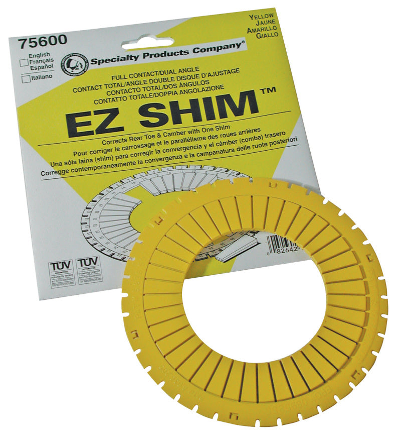SPC Performance EZ Shim Dual Angle Camber/Toe Shim (Yellow) SPC Performance Alignment Kits  AXOPROS
