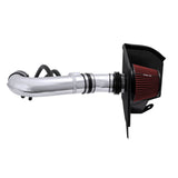 Spectre 04-14 Nissan Titan V8-5.6L F/I Air Intake Kit - Polished w/Red Filter Spectre Cold Air Intakes  AXOPROS