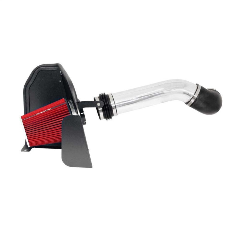 Spectre 07-08 GM Truck V8-4.8/5.3/6.0L F/I Air Intake Kit - Clear Anodized w/Red Filter Spectre Cold Air Intakes  AXOPROS