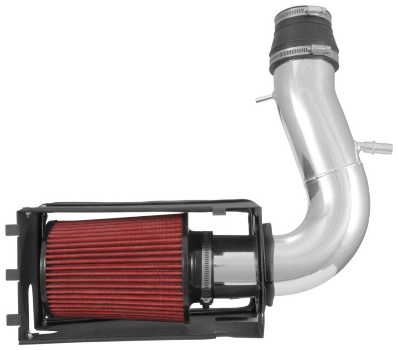 Spectre 11-19 Ford Explorer V6-3.5L F/I Air Intake Kit - Polished Aluminum w/Red Filter Spectre Cold Air Intakes  AXOPROS