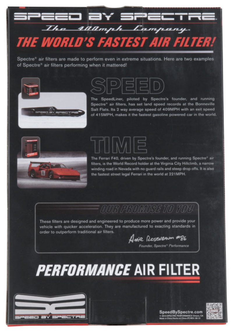 Spectre 13-18 Nissan Pathfinder 3.5L V6 F/I Replacement Air Filter Spectre Air Filters - Drop In  AXOPROS
