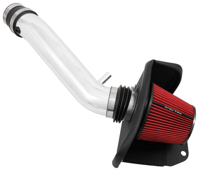 Spectre 16-18 Jeep Grand Cherokee V6-3.6L F/I Air Intake Kit - Polished w/Red Filter Spectre Cold Air Intakes  AXOPROS