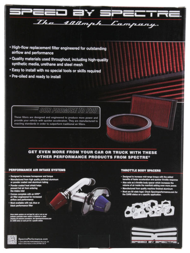 Spectre 18-19 Dodge Ram 1500 5.7L V8 F/I Replacement Panel Air Filter Spectre Air Filters - Drop In  AXOPROS