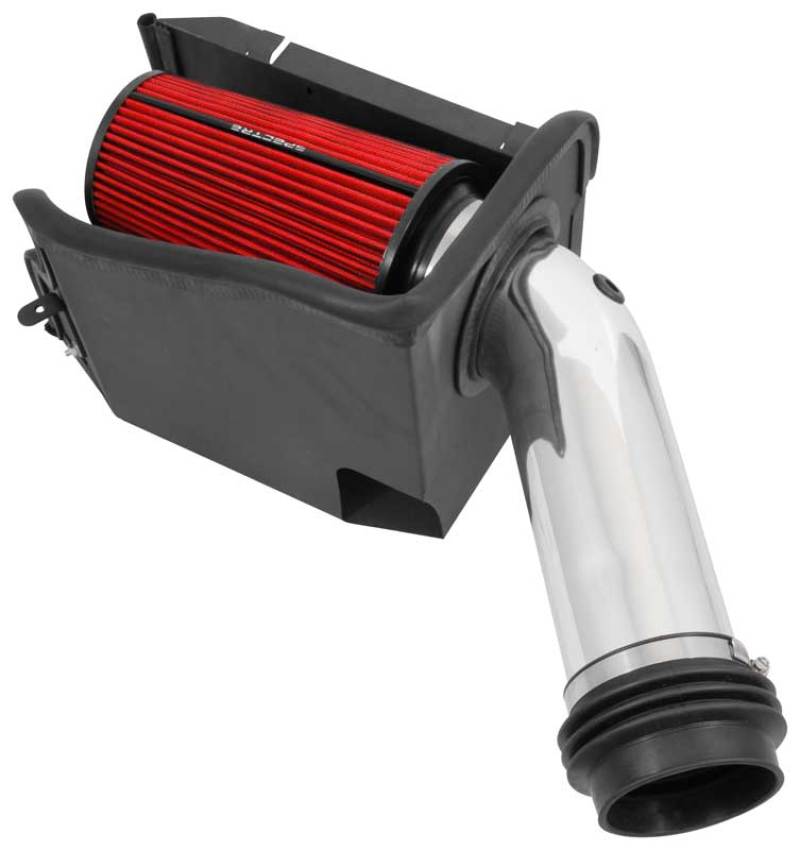 Spectre 94-97 Ford SD 7.3L DSL Air Intake Kit - Polished w/Red Filter Spectre Cold Air Intakes  AXOPROS