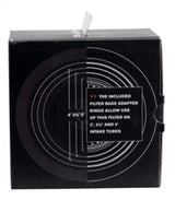 Spectre Adjustable Conical Air Filter 2-1/2in. Tall (Fits 3in. / 3-1/2in. / 4in. Tubes) - Black Spectre Air Filters - Universal Fit  AXOPROS