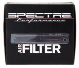 Spectre Adjustable Conical Air Filter 5-1/2in. Tall (Fits 3in. / 3-1/2in. / 4in. Tubes) - Black Spectre Air Filters - Universal Fit  AXOPROS