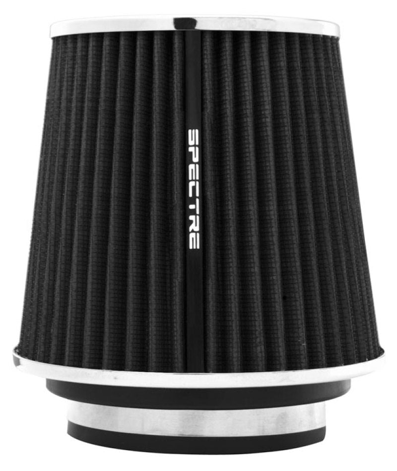 Spectre Adjustable Conical Air Filter 5-1/2in. Tall (Fits 3in. / 3-1/2in. / 4in. Tubes) - Black Spectre Air Filters - Universal Fit  AXOPROS