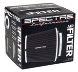 Spectre Adjustable Conical Air Filter 5-1/2in. Tall (Fits 3in. / 3-1/2in. / 4in. Tubes) - Black Spectre Air Filters - Universal Fit  AXOPROS
