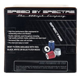 Spectre Adjustable Conical Air Filter 5-1/2in. Tall (Fits 3in. / 3-1/2in. / 4in. Tubes) - Black Spectre Air Filters - Universal Fit  AXOPROS