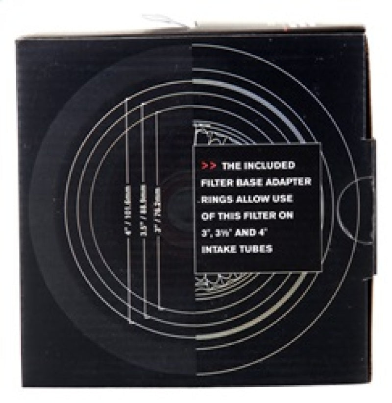 Spectre Adjustable Conical Air Filter 5-1/2in. Tall (Fits 3in. / 3-1/2in. / 4in. Tubes) - Blue Spectre Air Filters - Universal Fit  AXOPROS