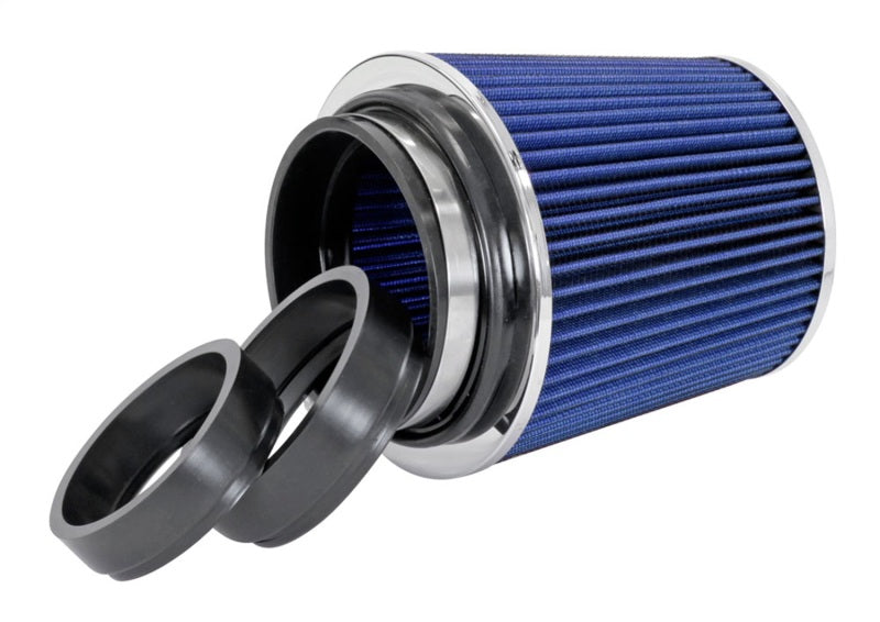 Spectre Adjustable Conical Air Filter 5-1/2in. Tall (Fits 3in. / 3-1/2in. / 4in. Tubes) - Blue Spectre Air Filters - Universal Fit  AXOPROS