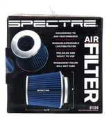 Spectre Adjustable Conical Air Filter 5-1/2in. Tall (Fits 3in. / 3-1/2in. / 4in. Tubes) - Blue Spectre Air Filters - Universal Fit  AXOPROS