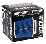 Spectre Adjustable Conical Air Filter 5-1/2in. Tall (Fits 3in. / 3-1/2in. / 4in. Tubes) - Blue Spectre Air Filters - Universal Fit  AXOPROS
