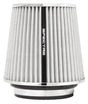 Spectre Adjustable Conical Air Filter 5-1/2in. Tall (Fits 3in. / 3-1/2in. / 4in. Tubes) - White Spectre Air Filters - Universal Fit  AXOPROS