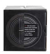 Spectre Adjustable Conical Air Filter 9-1/2in. Tall (Fits 3in. / 3-1/2in. / 4in. Tubes) - Black Spectre Air Filters - Universal Fit  AXOPROS