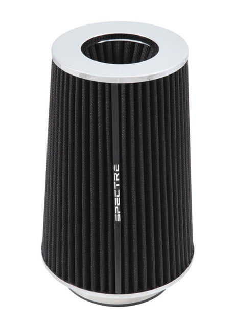Spectre Adjustable Conical Air Filter 9-1/2in. Tall (Fits 3in. / 3-1/2in. / 4in. Tubes) - Black Spectre Air Filters - Universal Fit  AXOPROS