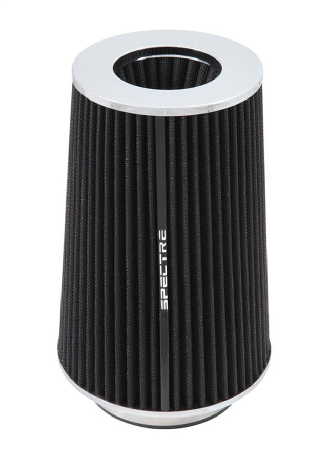 Spectre Adjustable Conical Air Filter 9-1/2in. Tall (Fits 3in. / 3-1/2in. / 4in. Tubes) - Black Spectre Air Filters - Universal Fit  AXOPROS