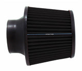 Spectre Conical Air Filter 3in. Flange ID / 6in. Base OD / 6.5in. Height - Black Spectre Air Filters - Universal Fit  AXOPROS