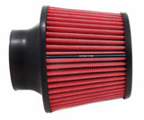 Spectre Conical Air Filter / Round Tapered 3in. - Red Spectre Air Filters - Universal Fit  AXOPROS