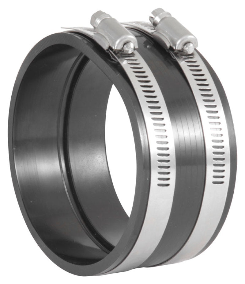 Spectre Coupler 4in. (PVC) - Black Spectre Silicone Couplers & Hoses  AXOPROS