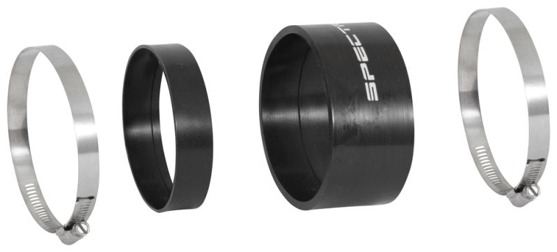 Spectre Coupler 4in. (PVC) - Black Spectre Silicone Couplers & Hoses  AXOPROS