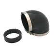 Spectre Coupler Elbow Reducer 3in. / 90 Degree w/2.5in. Insert (PVC) - Black Spectre Silicone Couplers & Hoses  AXOPROS