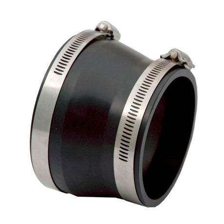 Spectre Coupler/Reducer 4in. to 3.5in. (PVC) - Black Spectre Silicone Couplers & Hoses  AXOPROS