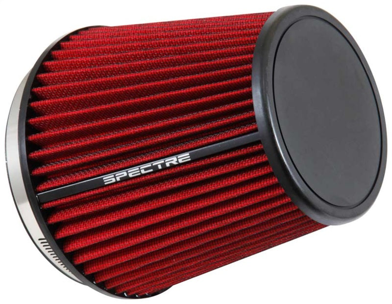 Spectre HPR Conical Air Filter 6in. Flange ID / 7.313in. Base OD / 7in. Tall - Red Spectre Air Filters - Universal Fit  AXOPROS